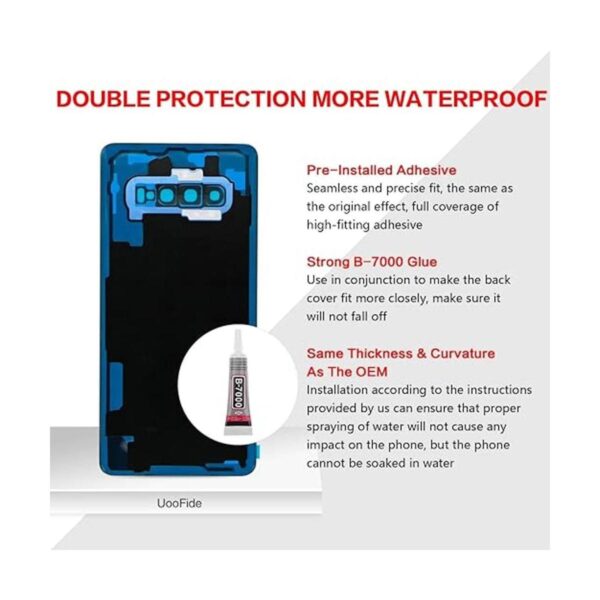 UooFide Compatible con Samsung Galaxy S10 Plus Cubierta_3