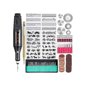 Uolor Kit de herramientas de grabado de 108 piezas