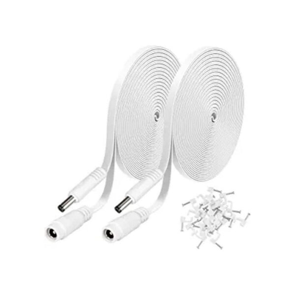 Paquete de 2 cables de extensión de alimentación CC de