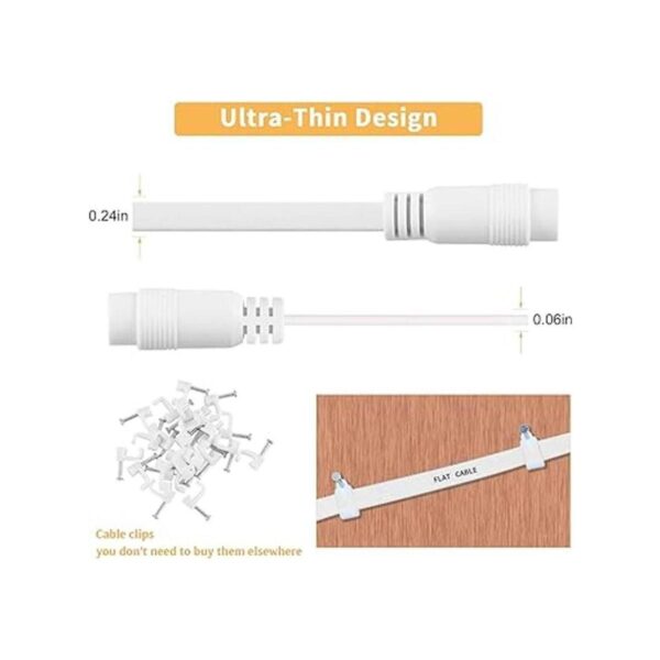 Paquete de 2 cables de extensión de alimentación CC de