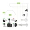 Uogw Funda para sombra de lluvia solar compatible con