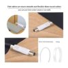 Paquete de 3 cables de extensión de alimentación CC de 25
