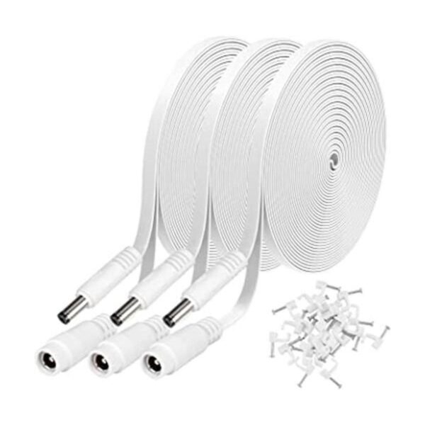 Paquete de 3 cables de extensión de alimentación CC de 25