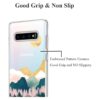 Unov Funda para Galaxy S10 transparente con diseño de TPU_2