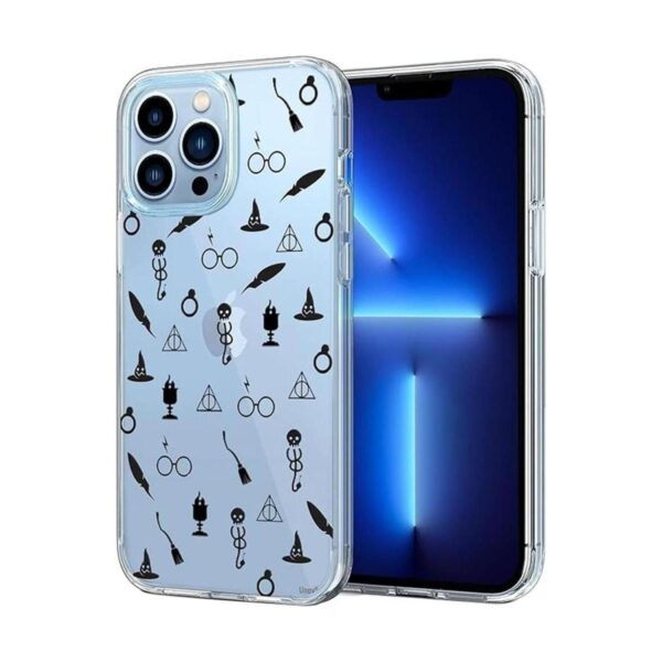 Unov Funda compatible con iPhone 13 Pro transparente con_1