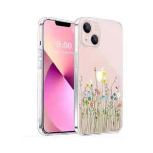 Unov Funda compatible con iPhone 13 transparente con_1