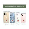 Unov Funda compatible con iPhone 13 Pro transparente con_3