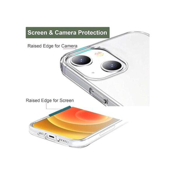 Unov Funda compatible con iPhone 13 transparente con_2
