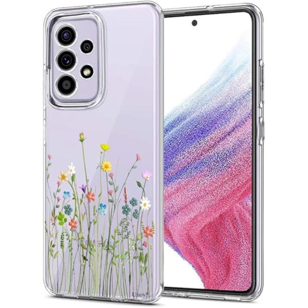 Unov Funda compatible con Galaxy A53 5G transparente con_1