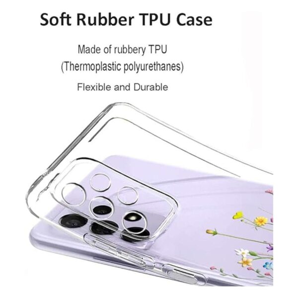 Unov Funda compatible con Galaxy A53 5G transparente con_4