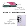 Unov Funda compatible con Galaxy A53 5G transparente con_2
