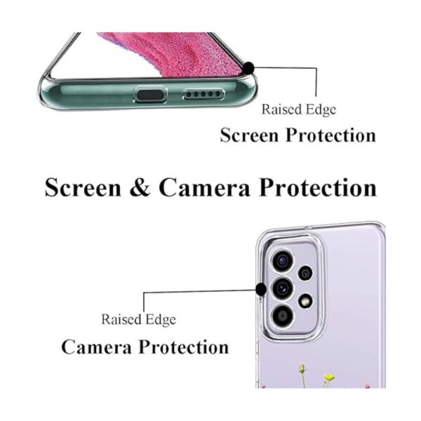 Unov Funda compatible con Galaxy A53 5G transparente con_2