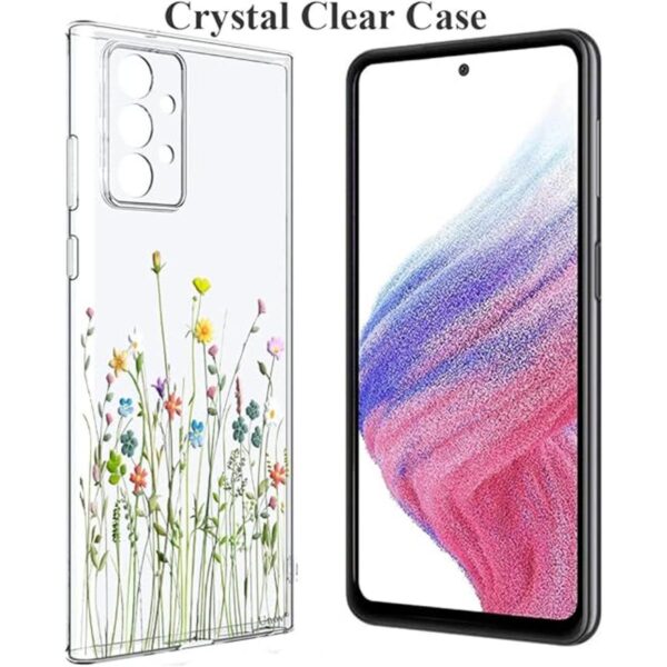 Unov Funda compatible con Galaxy A53 5G transparente con_3