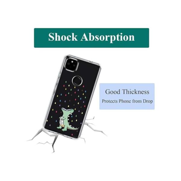Unov Funda compatible con Google Pixel 4a 5G transparente_5