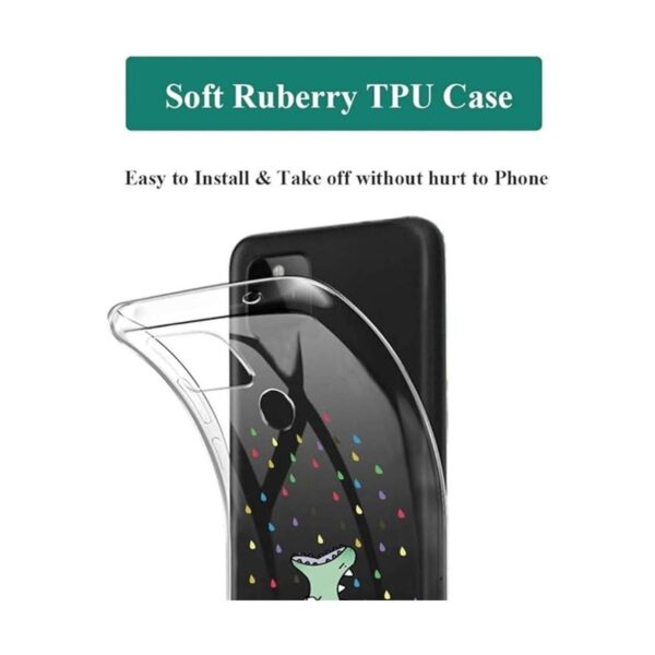 Unov Funda compatible con Google Pixel 4a 5G transparente_4