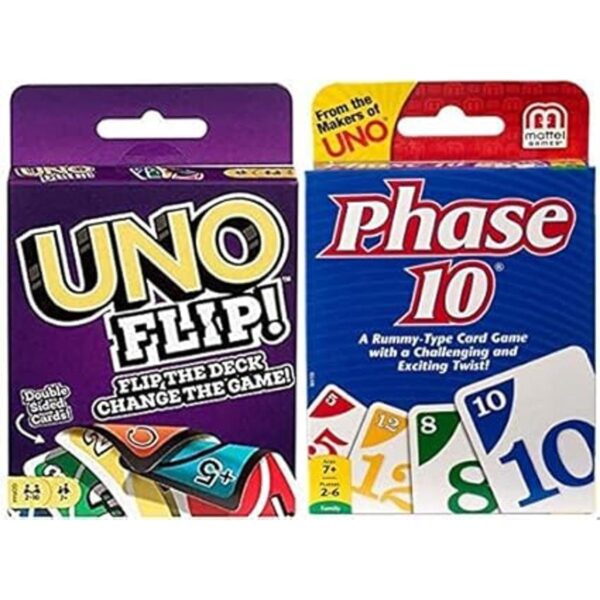 Phase 10 y Uno Flip Paquete de dos_2