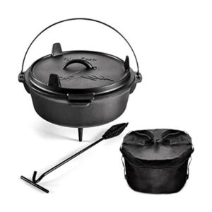 Uno Casa Horno holandés de hierro fundido para campamento_1