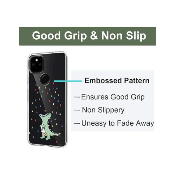 Unov Funda compatible con Google Pixel 4a 5G transparente_3