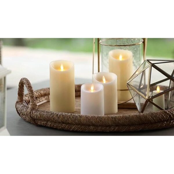 Luminara Vela sin llama vela de llama móvil perfumada de