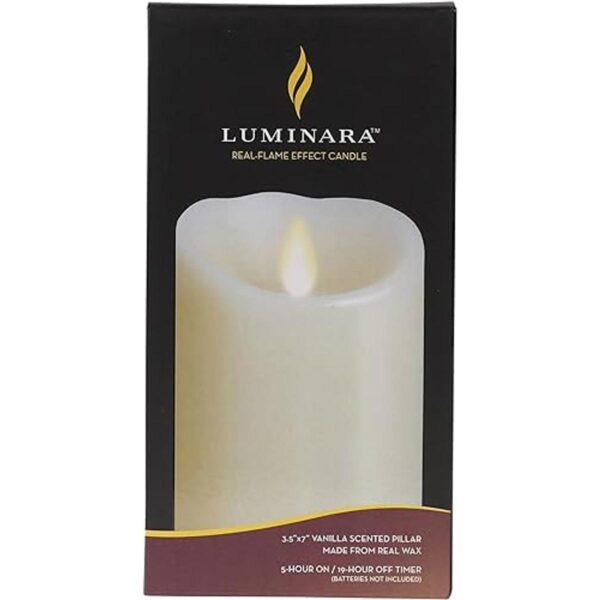 Luminara Vela sin llama vela de llama móvil perfumada de