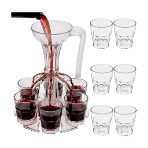 Dispensador de chupitos Viene con 6 vasos de chupito de_1