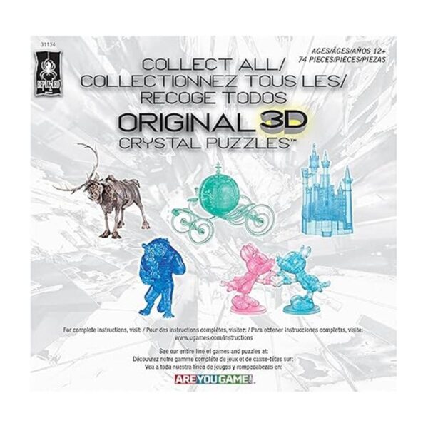 Disney Rompecabezas de cristal 3D original con licencia_2