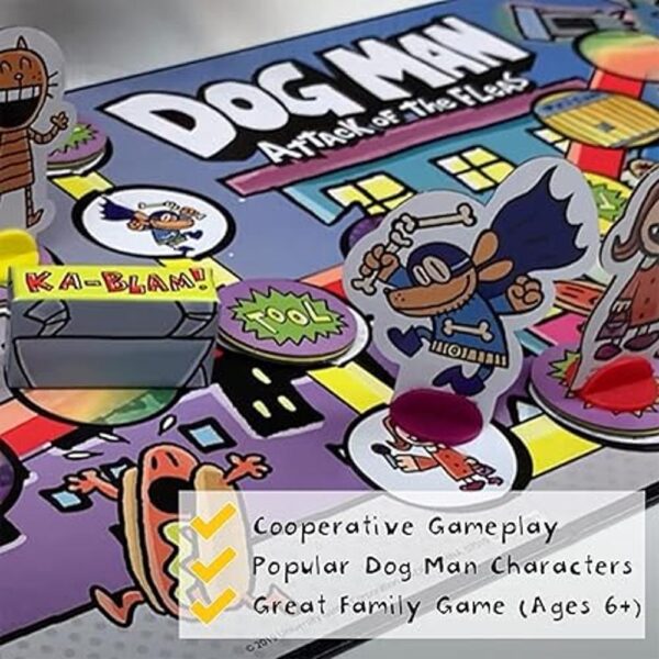 El juego de mesa de Dog Man Attack of the Fleas Fzzy_4