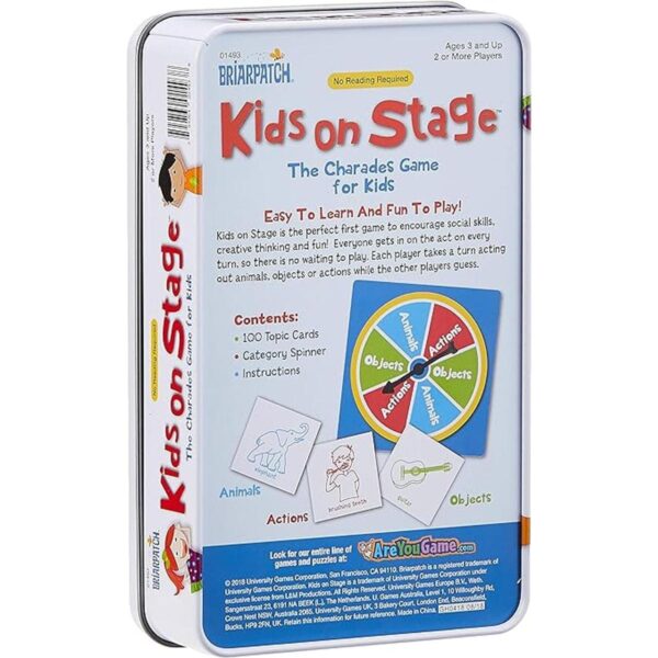 University Games Charades Kids on Stage Estaño multi_2