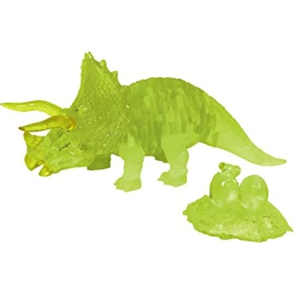 Triceratops con rompecabezas de cristal 3D original de_1