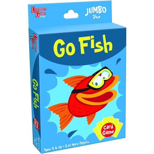 University Games Go Fish Juego de cartas tallas grandes_1