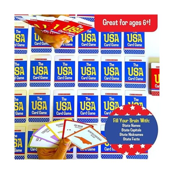 University Games Juego de cartas Scholastic USA Aprende_3