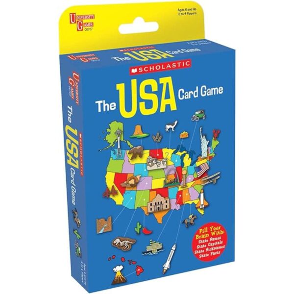 University Games Juego de cartas Scholastic USA Aprende_1