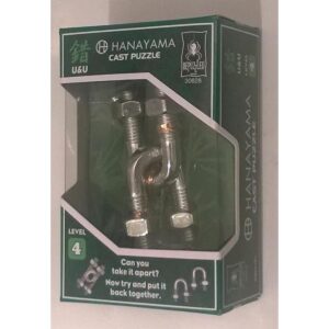 Bepuzzled U U Hanayama Rompecabezas de metal fundido_1
