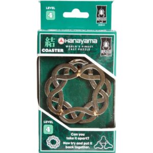 Bepuzzled Coaster Hanayama Rompecabezas de metal fundido_1