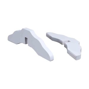 Unipaws Pies de apoyo para puerta de madera para