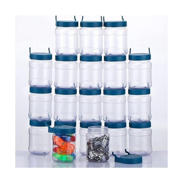 Juego de 20 tarros de accesorios para tablero de clavijas