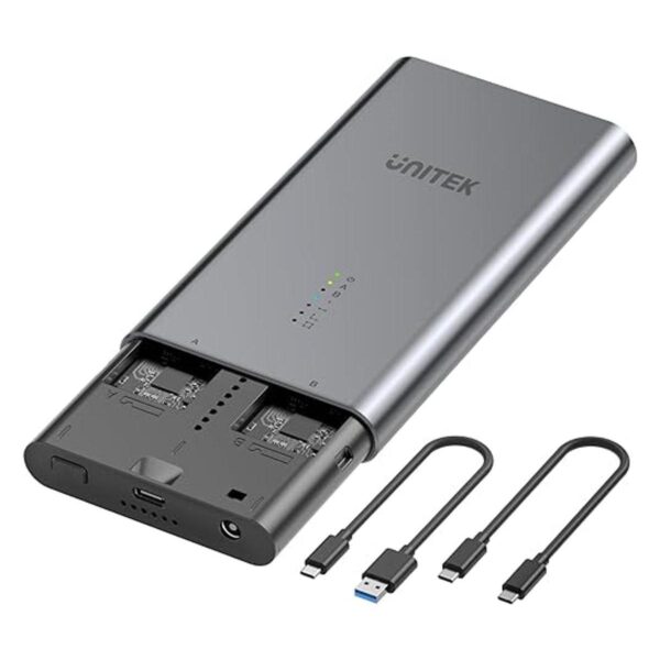 Unitek Duplicador NVMe M.2 con clon sin conexión carcasa_1