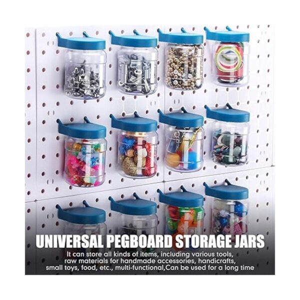 Juego de 20 tarros de accesorios para tablero de clavijas