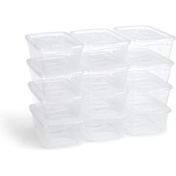 Rubbermaid Cleverstore Recipientes de plástico apilables_1