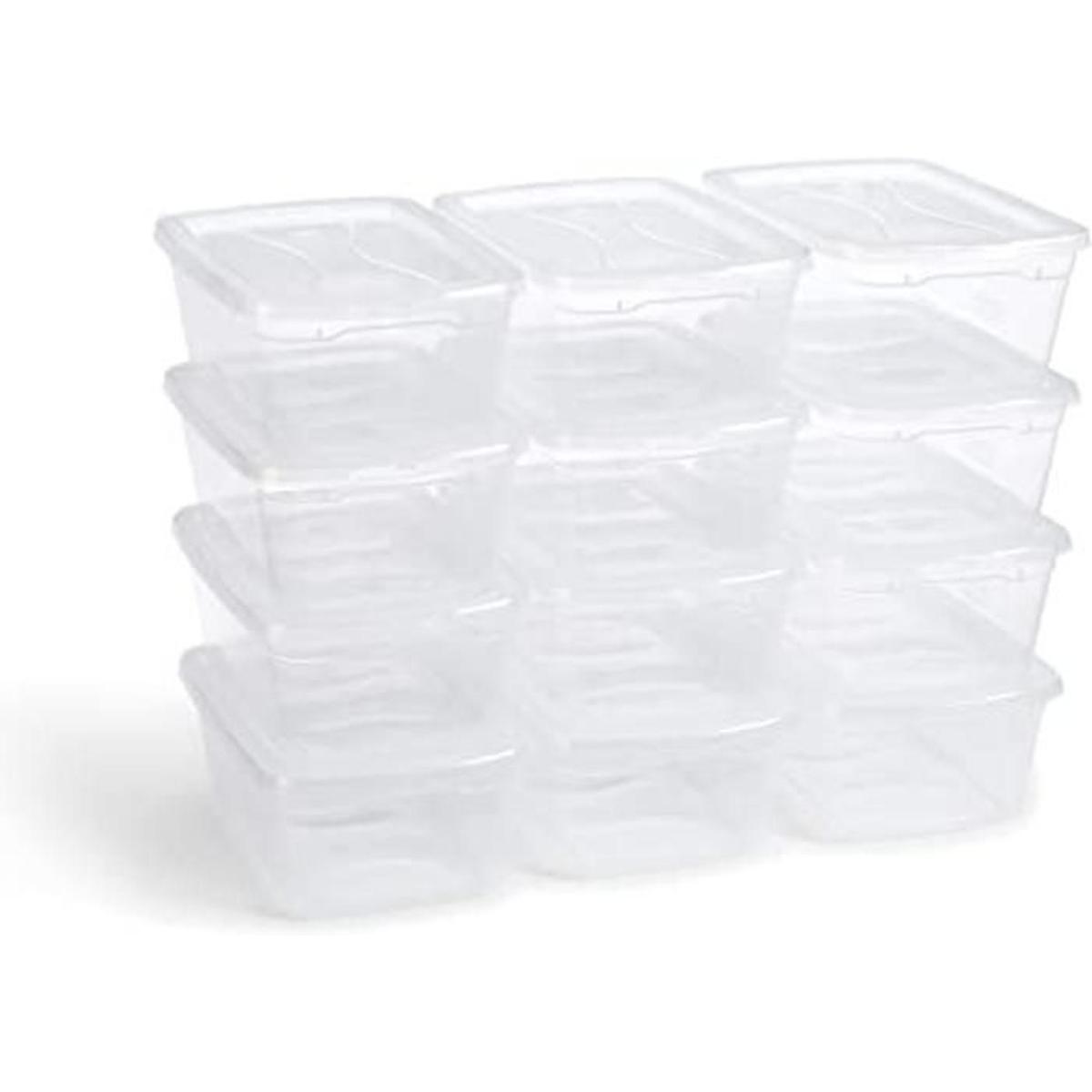 Rubbermaid Cleverstore Recipientes de plástico apilables