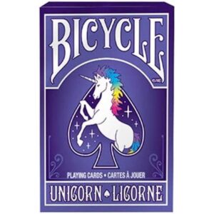 Tarjetas de juego de unicornio para bicicleta_1