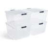 Rubbermaid Cleverstore Contenedores de plástico apilables_1