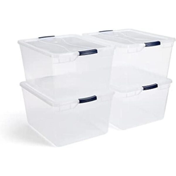 Rubbermaid Cleverstore Contenedores de plástico apilables_1