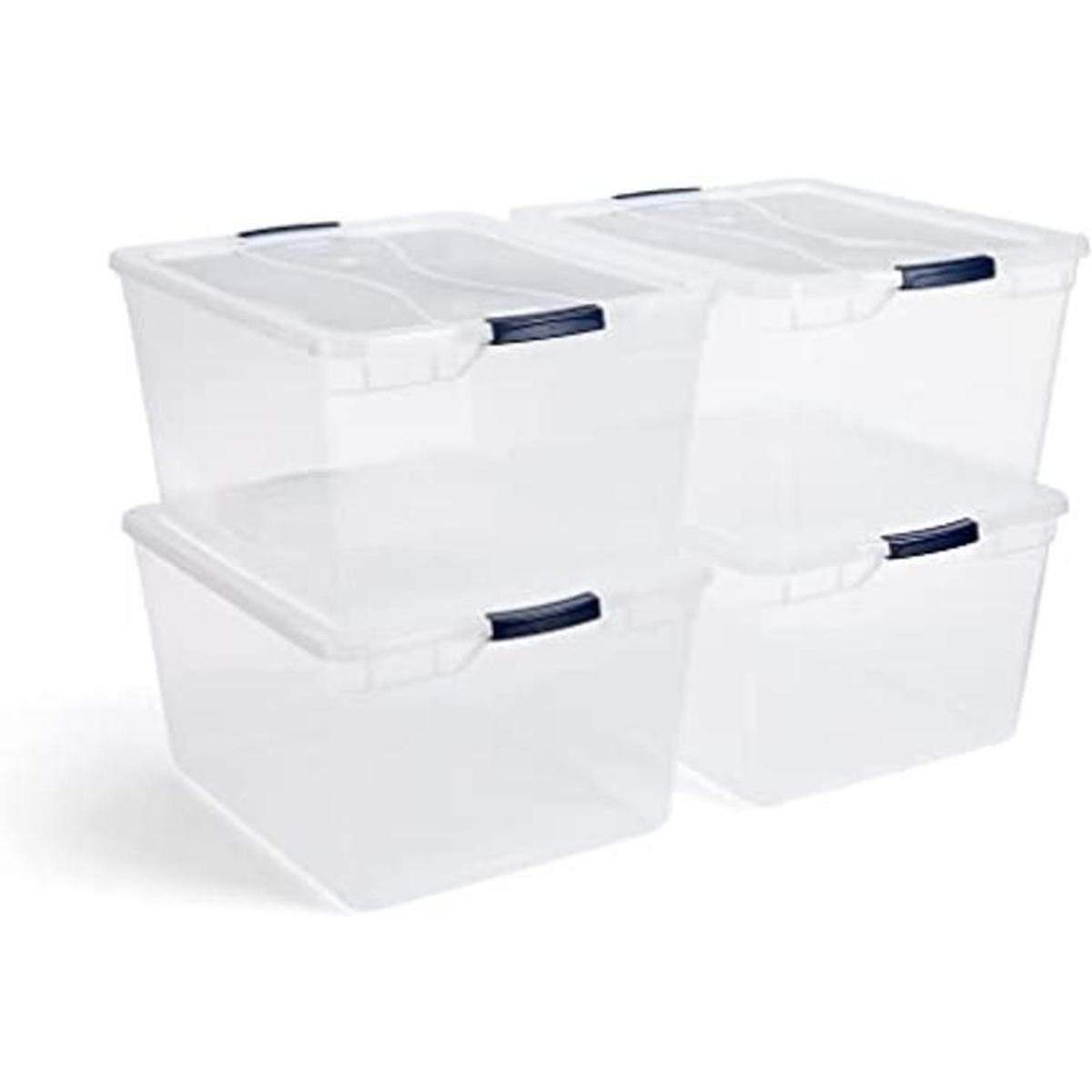 Rubbermaid Cleverstore Contenedores de plástico apilables