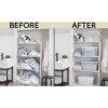 Rubbermaid Cleverstore Contenedores de plástico apilables_4
