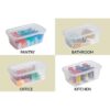 Rubbermaid Cleverstore Recipientes de plástico apilables_6