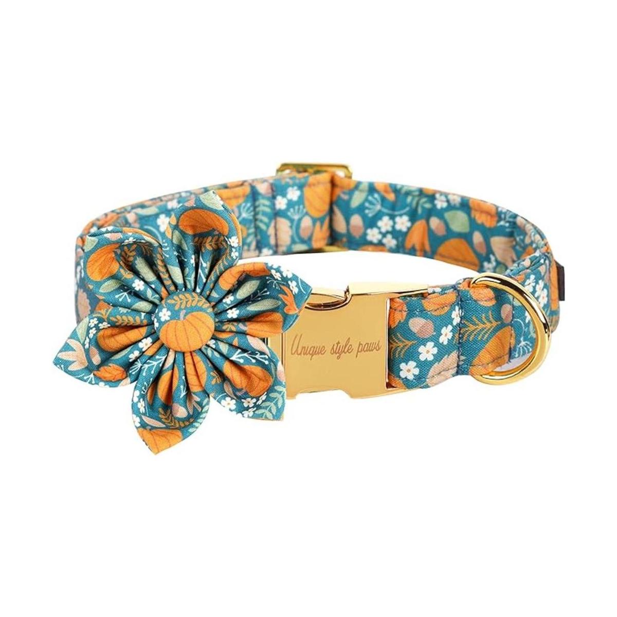 Unique style paws Collar de perro con corbatín a cuadros