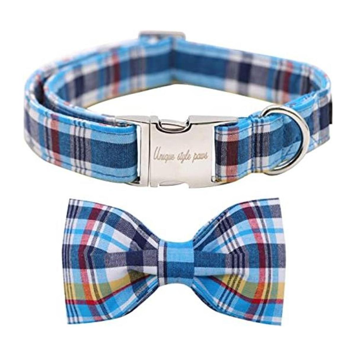Collar de perro y gato para Navidad con diseño de patas de