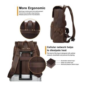 Mochila vintage de piel auténtica de 15.6 pulgadas para_3