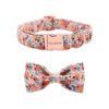 Collar único con corbatín ajustable para perros y gatos_1